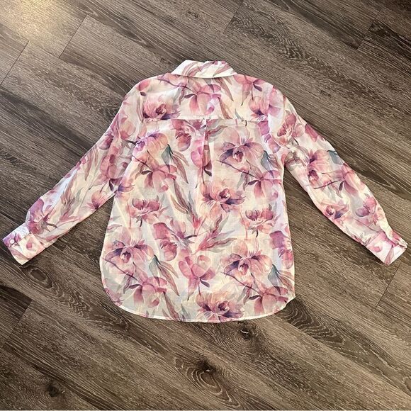 Bailey 44 Sheer Floral Button Down - Picture 10 of 10